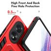 OPPO A38 4G Red Armor Finger Loop Phone Case - 4