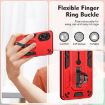 OPPO A38 4G Red Armor Finger Loop Phone Case - 5