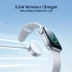 JOYROOM S-IW007 3 in 1 USB to Dual 8 Pin + Magnetic Watch Wireless Charging Data Cable - 3