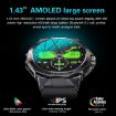 K62 Waterproof Bluetooth Call Smart Sports Watch, Brown Leather - 6