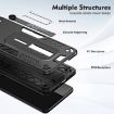 Tecno Spark Go 2024 Black Armor Finger Loop Phone Case - 3