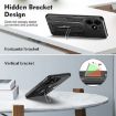 Tecno Spark 10 Pro Black Armor Finger Loop Holder Phone Case - 6