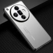 OPPO Find X7 Ultra Frosted Metal Phone Case - Silver - 1