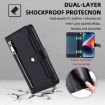 Samsung Galaxy A03s Sheep Texture Cross-body Zipper Wallet Leather Phone Case - 4