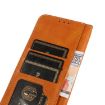 Blue Dual-Color Cowhide Flip Leather Case for Motorola Moto G04/G24 - 7