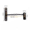 Insurance Door Buckle Security Chain Anti-burglary Latch - Red Bronze - 3