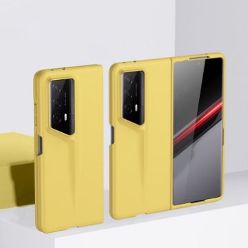For Honor Magic V2 RSR Porsche Design Ultra-thin Skin Feel PC Phone Case Yellow - 1
