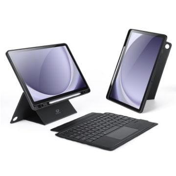 Picture of For Samsung Galaxy Tab A9+ DUX DUCIS DK Floating Magnetic Keyboard Leather Tablet Case (Black)