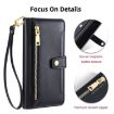 Samsung Galaxy M33 5G Cross-body Zipper Wallet Leather Phone Case - 3