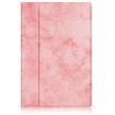 Samsung Galaxy Tab A9+ 360 Rotation Stand Smart Leather Tablet Case - Pink - 2