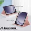 Samsung Galaxy Tab A9+ 360 Rotation Stand Smart Leather Tablet Case - Pink - 6