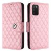Samsung Galaxy A03s Pink Leather Flip Phone Case with Lanyard - 2