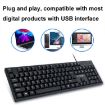 T-WOLF 104-keys USB Wired Keyboard (T15) - 6