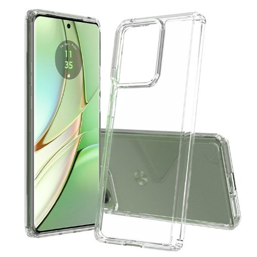 Motorola Edge 40 Scratchproof Acrylic TPU Phone Case Transparent - 1