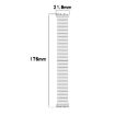 Samsung Galaxy Fit 3 SM-R390 Gold Metal Watch Band - 7