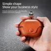 Huawei FreeClip Business Leather Earphone Protective Case - Green - 6