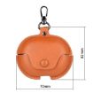Huawei FreeClip Leather Earphone Case (Dark Brown) - 3