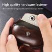 Huawei FreeClip Leather Earphone Case (Dark Brown) - 7