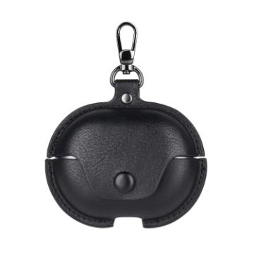 Huawei FreeClip Business Leather Earphone Protective Case - Black - 1
