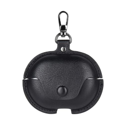 Huawei FreeClip Business Leather Earphone Protective Case - Black - 1