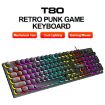 T-WOLF T80 104-Keys RGB Keyboard - White - 2