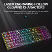 T-WOLF T80 104-Keys RGB Illuminated Keyboard - Black - 7