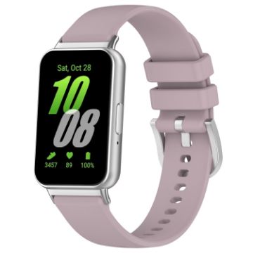 Samsung Galaxy Fit 3 SM-R390 Purple Silicone Watch Band - 1