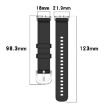 Samsung Galaxy Fit 3 SM-R390 Purple Silicone Watch Band - 7