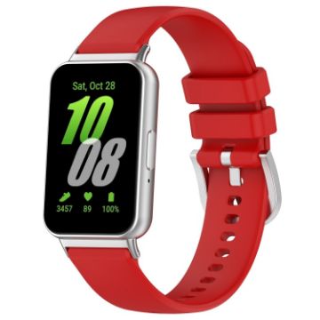 Samsung Galaxy Fit 3 SM-R390 Red Silicone Watch Band - 1