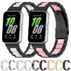 Samsung Galaxy Fit 3 SM-R390 Metal Watch Band - Gold - 5