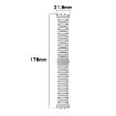 Samsung Galaxy Fit 3 SM-R390 Metal Watch Band Silver - 7