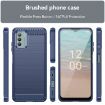 Nokia G310 Carbon Fiber TPU Phone Case - Blue - 2