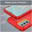 Nokia G42 Carbon Fiber Red TPU Phone Case - Brushed Texture - 6