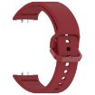 Samsung Galaxy Fit 3 SM-R390 Red Silicone Watch Band - 3