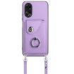 OPPO A38 4G/A18 4G Global Organ Card Bag Ring Holder Phone Case Purple - 2