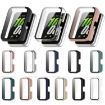 Samsung Galaxy Fit 3 SM-R390 PC + Tempered Glass Film Integrated Watch Protective Case Silver - 5
