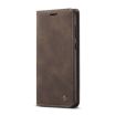 OnePlus 12 CaseMe 013 Retro Frosted Flip Leather Phone Case - Coffee - 2