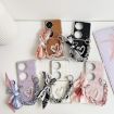 Huawei P50 Pocket Rhombus Leather Texture Heart-shaped Scarf Bracelet Shockproof Phone Case - 6