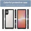 Sony Xperia 5 V Colorful Series Acrylic Hybrid TPU Phone Case - Black - 2