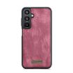 Samsung Galaxy A15 5G CaseMe 008 Zipper Wallet Leather Phone Case (Red) - 3