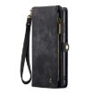 Samsung Galaxy A15 5G CaseMe 008 Zipper Wallet Leather Case (Black) - 2