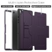 Samsung Galaxy Tab A9+ Magnetic Leather Tablet Case - Purple - 3