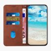 Motorola Moto G34 5G Brown Leather Phone Case - 3