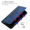 Motorola Moto G04/G24 Blue Leather Phone Case - 5