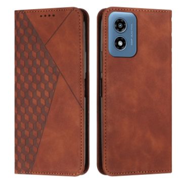 Motorola Moto G04/G24 Brown Leather Phone Case - 1