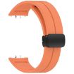 Samsung Galaxy Fit 3 SM-R390 Silicone Watch Band - Orange - 3