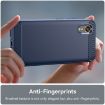 Samsung Galaxy Xcover 7 Carbon Fiber Brushed Texture TPU Phone Case Blue - 5