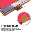 Samsung Galaxy S24 5G Green Fabric Texture Flip Leather Phone Case - 7
