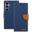 Samsung Galaxy S24 5G Navy Blue Flip Leather Phone Case - 2