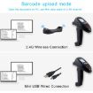 1D CCD Red Light Wireless Barcode Reader Scanner With LCD Screen - 7